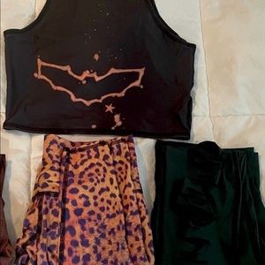 2 Teeki Hot Pants & Mermaid Top